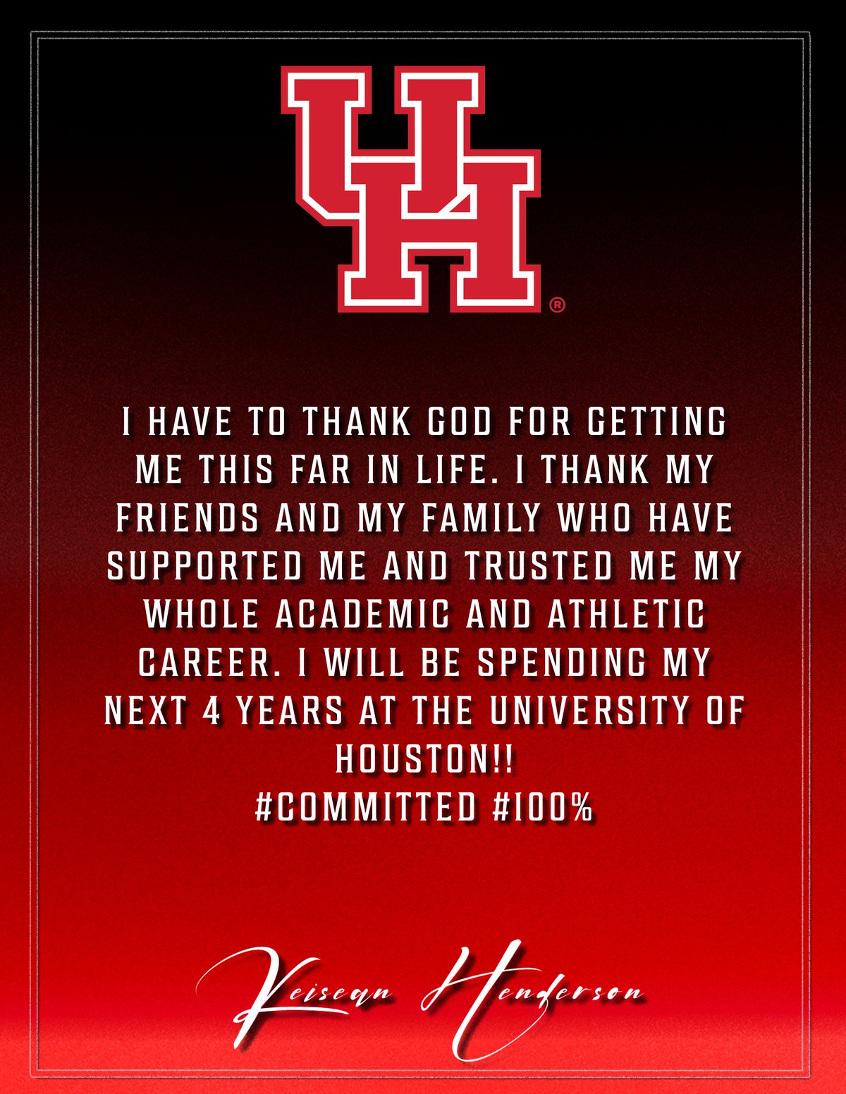 Commitment Statement example 1