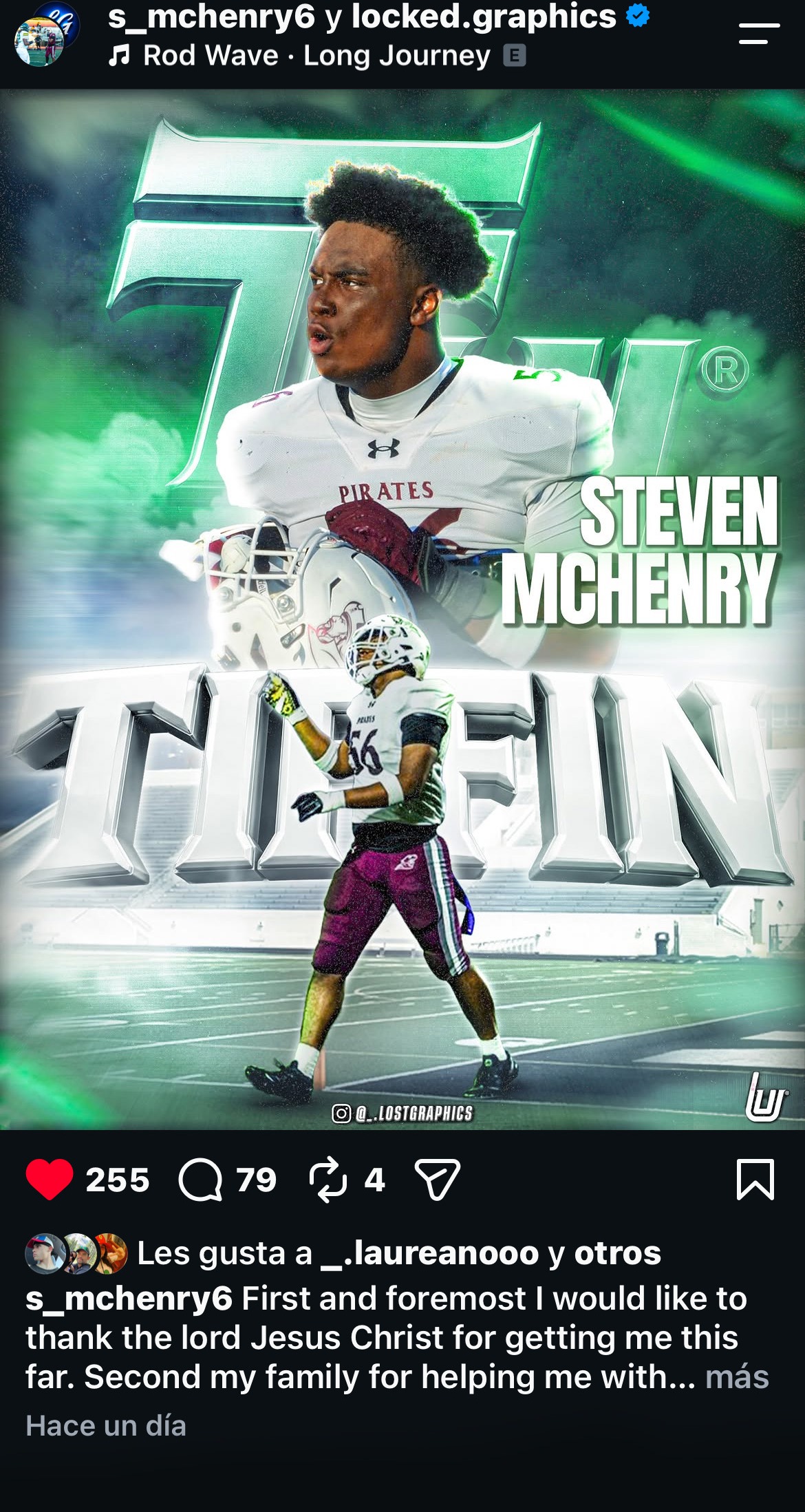 Steven McHenry commitment graphic